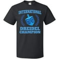 thumbnail image 3 of Inktastic Dreidel Champion Hanukkah with Blue Laurels T-Shirt, 3 of 5