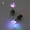 Rainbow, variant on Light Up LED Rhinestone Earrings Stud Dance Party for Party/Xmas