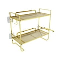 thumbnail image 2 of EastVita Over The Toilet Storage Shelf, 2-Tier Bathroom & Kitchen Storage Rack, Large Capacity Bathroom Organizer With Hanging Hook, 2 of 8