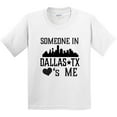 thumbnail image 3 of Inktastic Dallas Texas Someone Loves Me Youth T-Shirt, 3 of 5