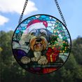 thumbnail image 2 of Standard Schnauzer Christmas Tree Dog Ornament 2025 - Standard Schnauzer Dog Christmas Stained Glass SunCatcher for Window, Dog Christmas Decoration, Christmas Keepsake, 2 of 4