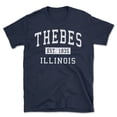 thumbnail image 1 of Thebes Illinois Classic Established Men's Cotton T-Shirt, 1 of 1