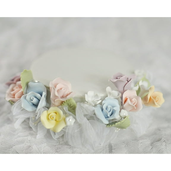Pastel Rose DIY Cake Topper Base