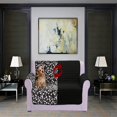thumbnail image 2 of CHOK 2024 Housse de Sofa Réversible Résistante à l'Eau Protège-Meubles Housses de Canapé pour Animaux Smart Leaf Sofa Surdimensionné Noir, 2 of 3