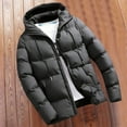 thumbnail image 6 of Aoochasliy Men's Winter Jackets Windproof Full Zip Up Quilted Puffer Jacket Lightweight Long Sleeve Winter Coats with Hood, 6 of 8