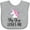 AC-Heather Grey, variant on Inktastic My Gigi Loves Me Unicorn Girls Girls Baby Bib