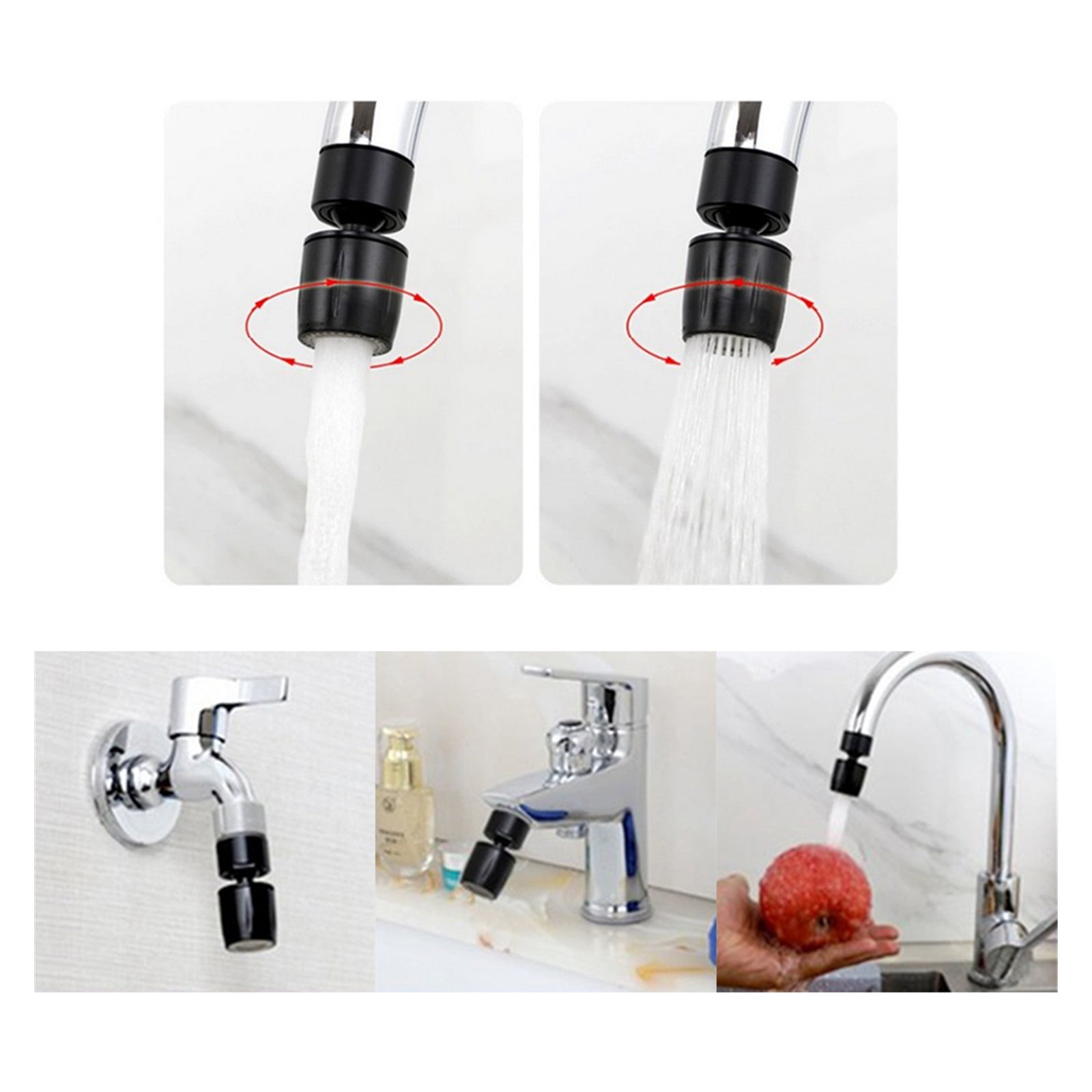 Faucet Aerator,Swivel Kitchen Sink Aerator Adjustable PressureTap Head Water Saving Shower Faucet Nozzle Adapter For Kitchen, Bathroom Faucet ,Water Saving