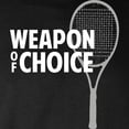 thumbnail image 3 of CafePress - Tennis Weapon Long Sleeve Dark T Shirt - Long Sleeve Dark T-Shirt, 3 of 4