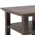 thumbnail image 6 of Home Square 2-Piece Wood 19" Square End Table Set in Warm Walnut Brown, 6 of 11