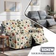 thumbnail image 3 of TSOVTHRID Colorful Dog Paw Print Loveseat Couch Covers 6-Piece Loveseat Recliner Covers with Elastic Bottom Stretch Polyester Furniture Protector for Love Seat Sofa, 3 of 7