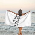 thumbnail image 3 of Viaje de hermanas Más barato que la terapia Toalla de playa Toallas de baño de microfibra Manta de playa suave para desfiles Natación Yoga Mujeres Hombres, 3 of 4