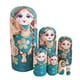 thumbnail image 1 of Juego de muñecas rusas apilables de madera, 7 juguetes hechos a mano para niños, decoración para el día del niño, cumpleaños, habitación, regalo deseado, 1 of 6