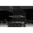 thumbnail image 3 of Sonneman 20QWS04C Intervals 56" Wide Pillar Candle Chandelier - Satin White / Etched Glass, 3 of 3