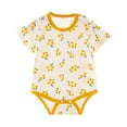 thumbnail image 2 of TMOYZQ Baby Boys Girls Bodysuit Super Soft Cotton Romper Summer Cute Print Onesie Clothes 0-12 Months, 2 of 3