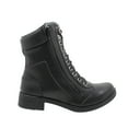 thumbnail image 2 of Hypard Women's 8" Zipper Biker Boot Black Size in 8.5, M, 2 of 5