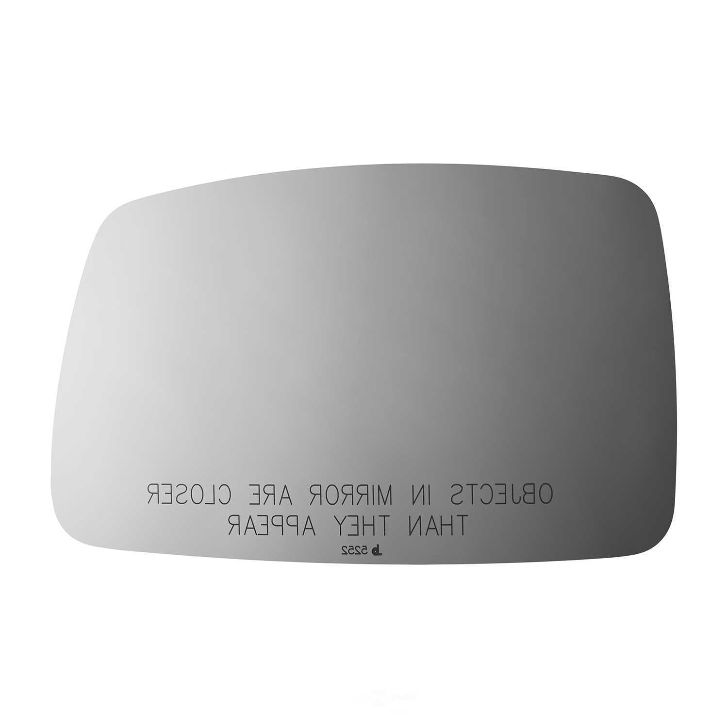 Burco Side View Mirror Replacement Glass - Clear Glass - 5252
