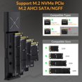 thumbnail image 2 of Carcasa SSD iDsonix M.2 NVMe SATA USB 3.2 Gen 2, 2 of 7