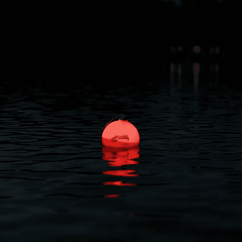 Rod-N-Bobbs Original Glow Bobber Fishing Float 1.25'' – Red/White