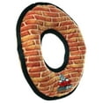 thumbnail image 4 of Tuffy Mega Ring Brick Durable Plush Squeaky Dog Toy, 4 of 8