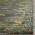 thumbnail image 3 of SAFAVIEH Bella Jackie Traditional Damask Wool Runner Rug, Blue Grey/Gold, 2'3" x 7', 3 of 8