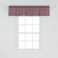 thumbnail image 2 of Ambesonne Eggplant Window Valance, Retro Inspired Stacks of Delicious Eggplants Product of Nature Ingredient Cusine Food, Curtain Valance for Kitchen Bedroom Decor with Rod Pocket, 54" X 12", Purple, 2 of 3