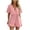 *Pink, variant on VBVC Women's Wrap V-Neck Drawstring Romper , Ladies' Ruffle Short Sleeve Jumpsuit , Casual Summer Playsuit For Women,Black,S-3XL