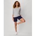 thumbnail image 6 of Hanes Women's T-Shirt Raglan Sleeve Tee Stretch Cotton Plain 6 Colors sz S-2XL, 6 of 11