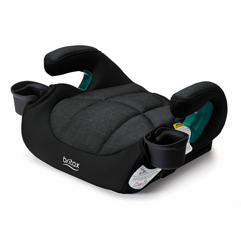 Britax UpNGo Click Backless Booster Seat, Raven Black