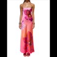 thumbnail image 1 of Vestido Maxi Sin Tirantes Y2k para Mujer, con Estampado Floral, Estilo Bohemio, para Playa, para Salir y Salir Rojo XL, 1 of 9