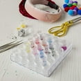 thumbnail image 3 of Clear Plastic Beads Storage Containers with Lids, 30 Jars, for Diamond Art Painting Craft, 3 of 7