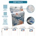 thumbnail image 6 of Coastal Whale Table Runner 72 Inches, Summer Nautical Ocean Coral Starfish Bed Runner Dresser Scarves Tabletop for Indoor Outdoor Parties/Ceremony/Banquet, 16" x 72", 6 of 9