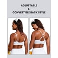 thumbnail image 4 of Top de Bikini CRZ YOGA D-DD con Tirantes Ajustables Blanco XL, 4 of 5