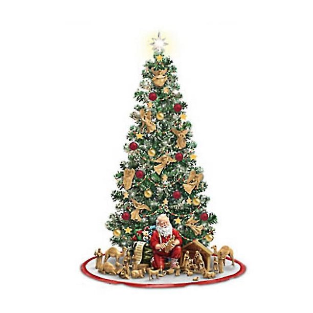 Pegatina de pared con árboles de Navidad, pegatina para ventana, adornos de cristal de PVC