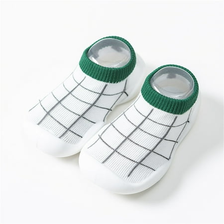 

Gubotare Baby Girl Shoes Baby Booties Hand Knitting Crochet Boy and Girl Cozy Shoes Green 2 Years