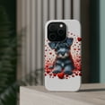 thumbnail image 4 of DistinctInk Tough Case for Apple iPhone 14 Pro MAX (6.7" Screen), Compatible with MagSafe Charging - Valentine's Day Kerry Blue Terrier Puppy, 4 of 6