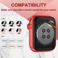 thumbnail image 2 of ANTHOUSE Compatible for Apple Watch Band with Glitter Bumper Case, Women Silicone Soft Comfortable Adjustable Strap with Buckle for iWatch SE Series 8/7/6/5/4/3/2/1 (Black Rosegold, 38mm), 2 of 12