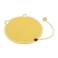 thumbnail image 1 of Alfombrilla rascadora para gatos, Protector de muebles de 19,7 pulgadas, almohadilla rascadora redonda para gatos de interior, para alfombras, sofás Amarillo, 1 of 8