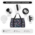 thumbnail image 4 of Fotbe Cherry Blossoms Bolsa de Viaje con Estampado, Bolsa de Fin de Semana para Mujer con Compartimento para Zapatos, Bolsa de Gimnasio con Bolsillo Húmedo, 4 of 7