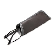 Equate Men's Jackson Rectangular Reading Glasses with Case, Matte Black, +1.25