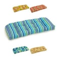 thumbnail image 2 of Blazing Needles  42-inch All Weather U-Shape Bench Cushion - 19 x 42 Pike Azure, 2 of 5