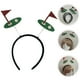 thumbnail image 3 of KAKOWELY Diadema deportiva para fiestas, ideal como recuerdo para aficionados a los deportes, con purpurina y diadema de primavera para eventos deportivos., 3 of 5