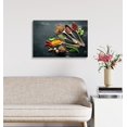 thumbnail image 3 of Spices Canvas Wall Art Framed Spoon Kitchen Pictures Wall Decor Food Poster Prints Spice Artwork for Home Kitchen Living Room Dining Room Restaurant Decoration - 12x18 Inch, 3 of 6