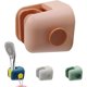 thumbnail image 1 of Soporte para cabezal de ducha autoadhesivo, soporte de ducha ajustable para ducha de mano, soporte de ducha impermeable, soporte para brazo de ducha montado en la pared con gancho para murciélago, 1 of 4