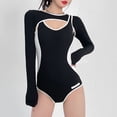 thumbnail image 2 of Sngxgn Women Swimsuits Ruffle Tummy Control Bathing Suit(Black,One Size), 2 of 9