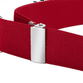 thumbnail image 6 of Buyless Fashion Kids Boys Toddler Adjustable Elastic Stretch Belt With Buckle - 4 Pack - 5122-BRW/GRY/RED/RYL, 6 of 8