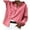 Watermelon Red, variant on Summer Tops For Women Linen Solid Color Lapel Long Sleeve Loose Fashion Womens Blouses Overshirt Daily-Wear,Red,S