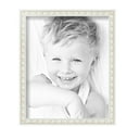 thumbnail image 2 of ArtToFrames 8" x 11" White Square Star Emboss Picture Frame, 8.5x11 inch White Wood Poster Frame (WOM-5125), 5 Pack, 2 of 6