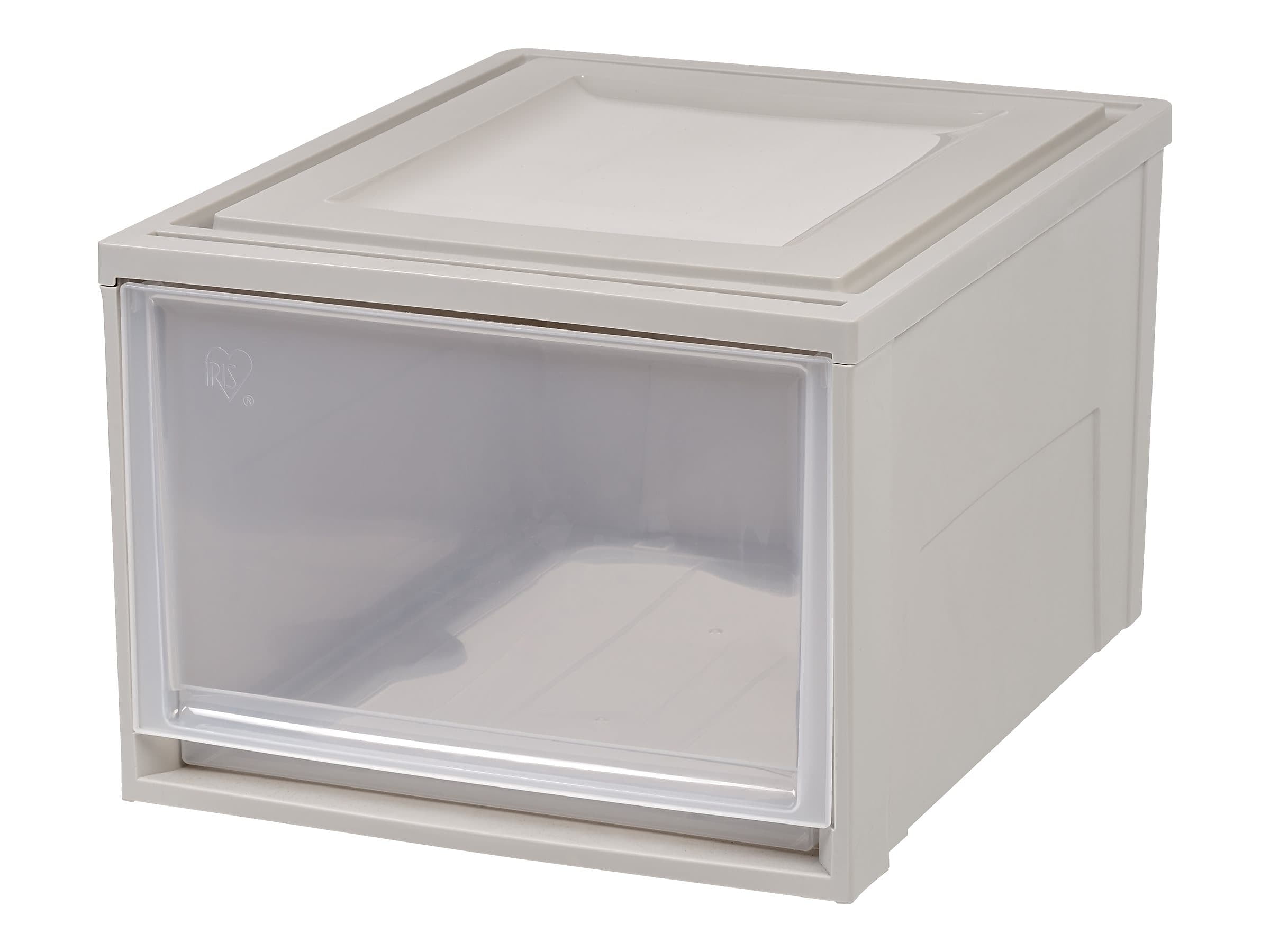 Iris Deep 1 Drawer Stackable Storage, Gray 170523