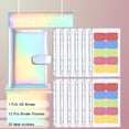 thumbnail image 1 of A6 Dazzling Loose-leaf Binder Handbook Pu Notebook Cash Budget Book- Jxlgv, 1 of 3