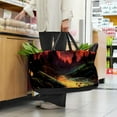 thumbnail image 6 of Fireflies Large Capacity Reusable Oxford Cloth Grocery Basket - Foldable Shopping Bag for Picnics & Shopping, 6 of 7